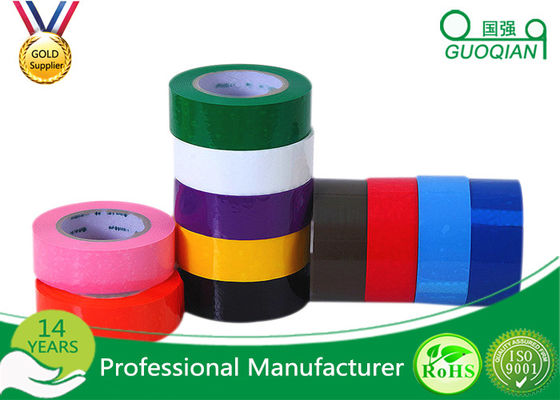 Chine Côté simple de bande d'emballage coloré par acrylique fort de colis de BOPP 50mm * 66 M fournisseur