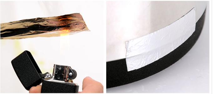 Bande adhésive acrylique d'isolation de papier aluminium avec sensible à la pression
