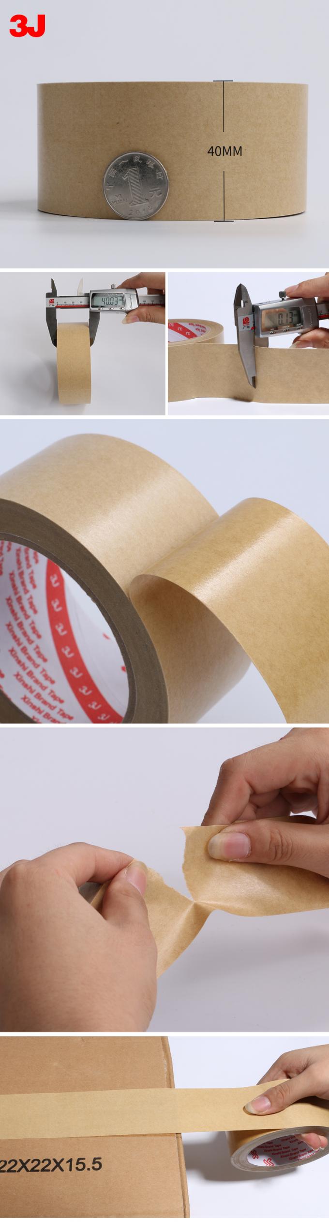 Papier d'emballage gommé ondulé de bande paerforée avec 2,5 pouces X 600 pieds