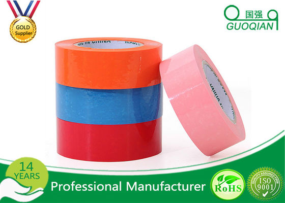 Chine La coutume a imprimé bande rose/bleue d'emballage, la protection de l'environnement collante colorée de bande 35 - 65 MIC fournisseur